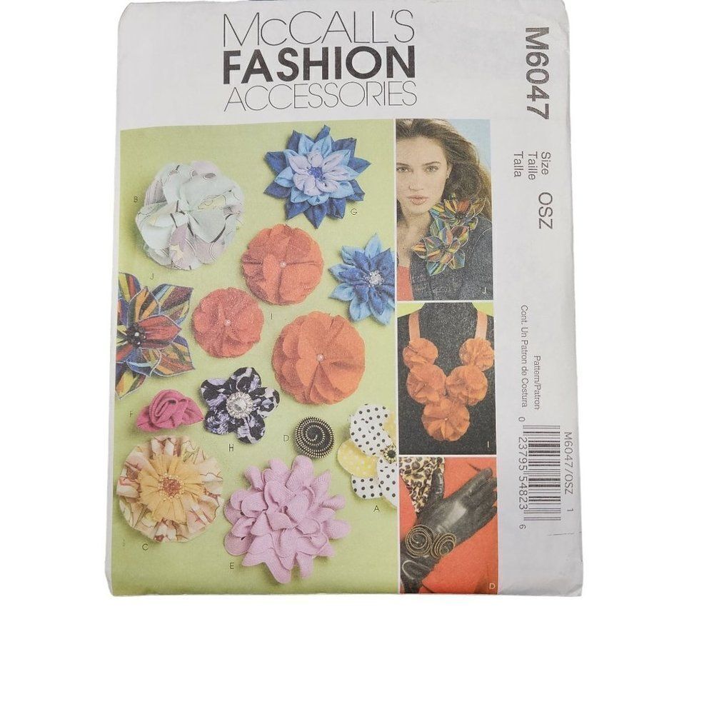 McCall's Fashion Accessories Sewing Pattern M6047 UNCUT